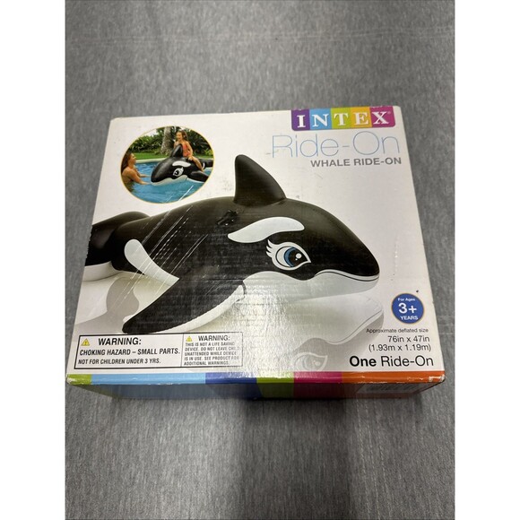 Inflatable Intex the Wet Set Realistic Whale Ride On from 2014 Pool Kids 3+